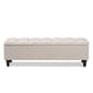 Baxton Brette Mid-Century Upholstered Storage Bench Ottoman - image 3