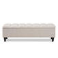 Baxton Brette Mid-Century Upholstered Storage Bench Ottoman - image 3