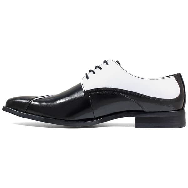 Mens Stacy Adams Talmadge Buffalo Leather Oxfords