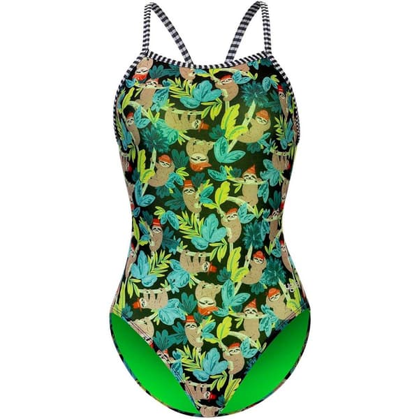 Womens Dolfin(R) Uglies V-2 Back Hang Tight One Piece Swimsuit
