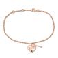 Silver and 18kt. Rose Gold Plated Mom Charm Bracelet - image 1