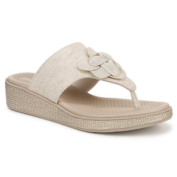 Womens LifeStride Bloom Wedge Thong Sandals - image 