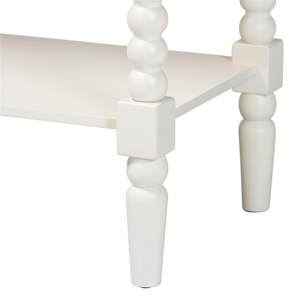 Baxton Studio Bayard Console Table with Bobbin Legs