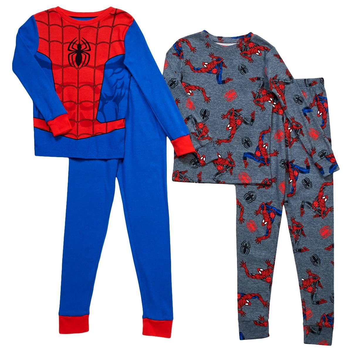 Boys Spider-Man Costume 4pc. Pajama Set