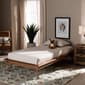 Baxton Studio Karine Walnut Brown Wood Twin Platform Bed Frame - image 5