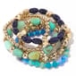 Ashley Cooper(tm) 5pc. Green & Blue Bead Multi Strand Bracelet Set - image 1