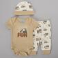 Baby Boy &#40;NB-9M&#41; bon bebe&#40;R&#41; 3pc. Loads of Fun Set with Hat - image 1