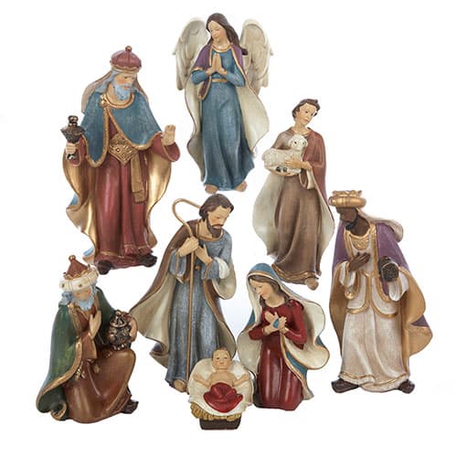 Kurt S. Adler 6.25in. 8pc. Nativity Table Set - image 