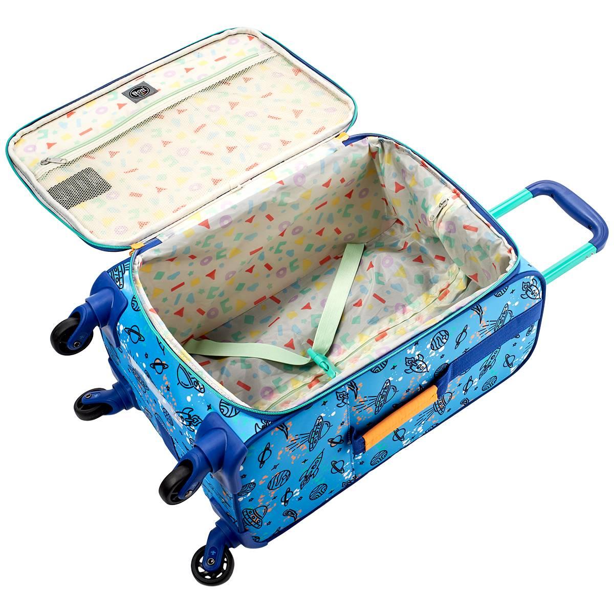 Bon Voyage Kids 21in. Soft Side Space Ship Spinner Luggage