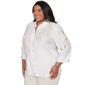 Plus Size Alfred Dunner Natural Wonder Paisley Casual Button Down - image 3