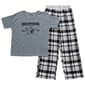 Girls &#40;7-16&#41; True Religion Logo Tee & Plaid Pants Pajama Set - image 1