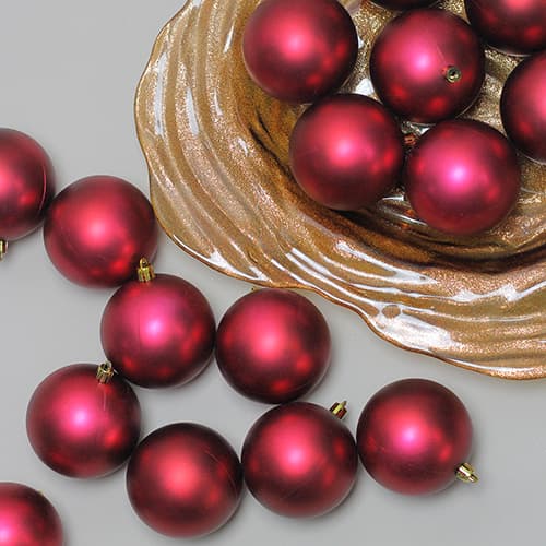 Northlight Seasonal 32pc. Matte Shatterproof Ball Ornaments - image 