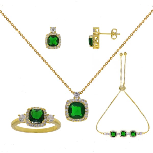 Gianni Argento 4pc. Gold Plated Cushion Set - image 