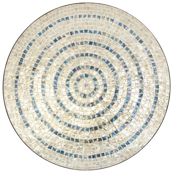 9th & Pike(R) Coastal Ornamental Mother of Pearl Wall Art