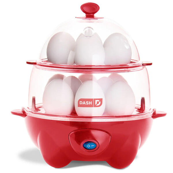 Dash 12 Egg Deluxe Electric Cooker - Red - image 