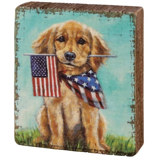 Primitives By Kathy Block Signs-Puppy Flags - image 