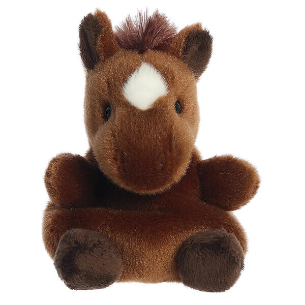 Palm Pals&#40;tm&#41; 6in. Truffle Brown Horse&#40;tm&#41; Eco Friendly Plush Beanie - image 