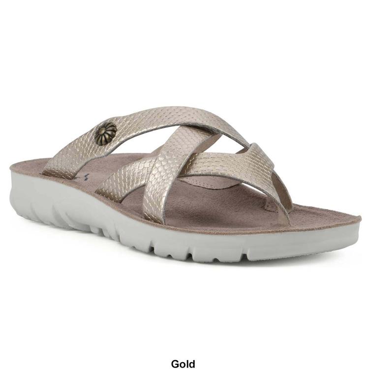Womens Cliffs by White Mountain Banksy Slide Strappy Sandals