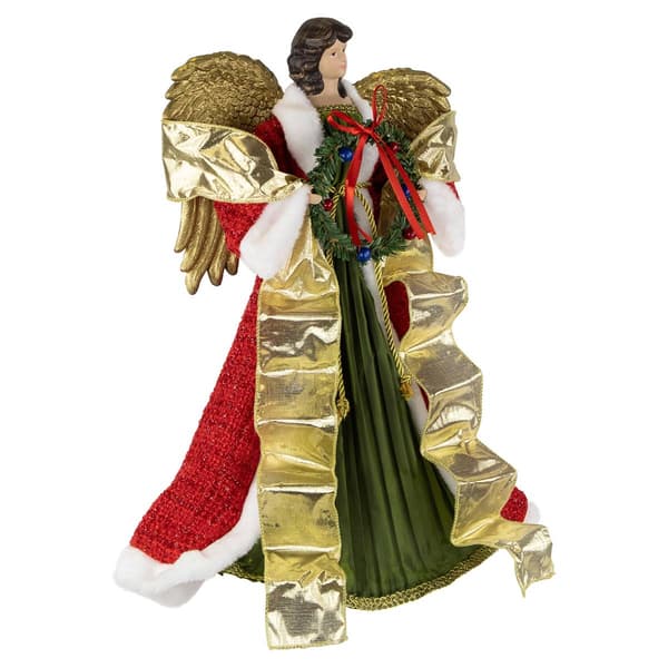 Northlight Seasonal 18in. Angel w/Wreath Christmas Tree Topper