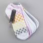 Girls Delia's 6pk. Checkered No Show Socks - White - image 1