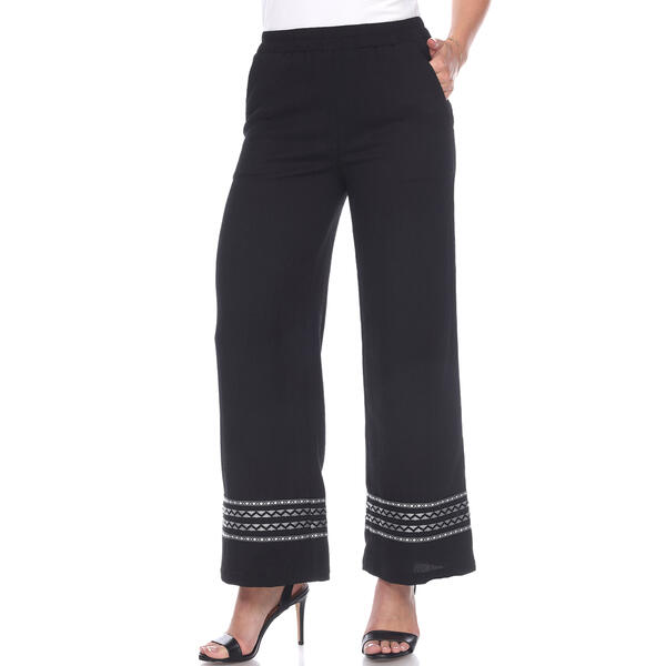 Womens White Mark Wide-Leg Palazzo Pants - image 