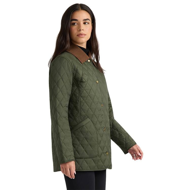 Womens Hunter Rachel Diamond Quilted Barn Jacket