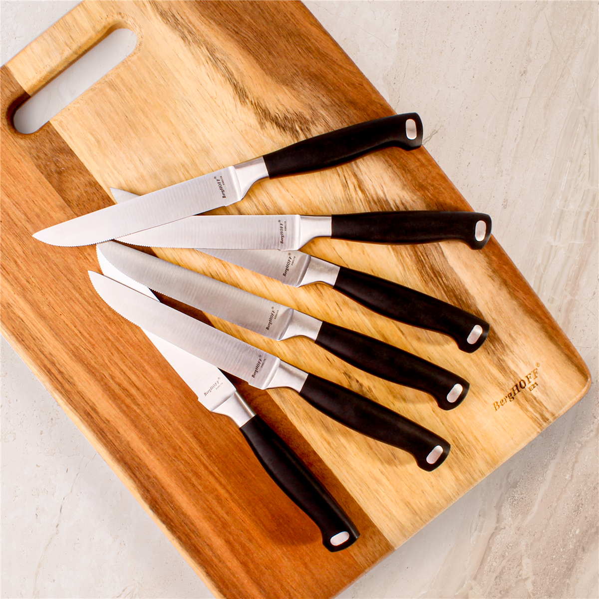 BergHOFF Bistro 12pc. Stainless Steel 4.25in. Steak Knife Set