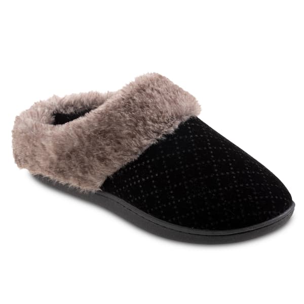 Womens Isotoner Sabrine Memory Foam Hoodback Clog Slippers - image 