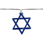 Northlight 5ft. White LED Star of David Hanukkah Lights - image 6