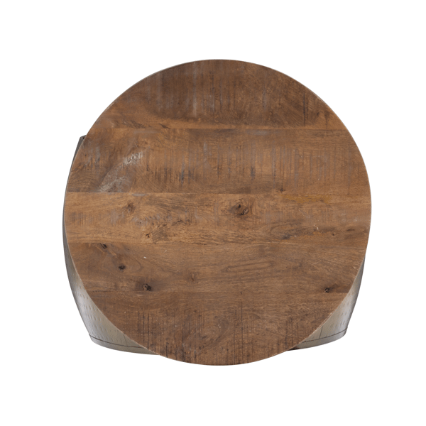 Linon Home Decor Royce Gold Drum With Storage