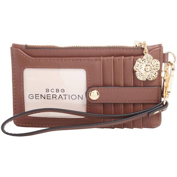 BCBG Top Zip Dot Wristlet