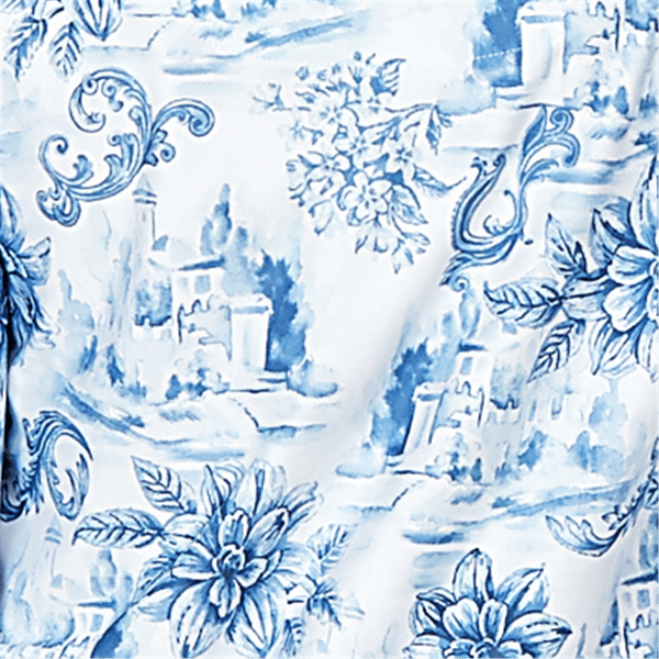 Petite Ruby Rd. Swing Into Spring Riviera Toile Shift Dress