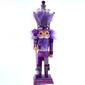 Kurt S. Adler 16in. Hollywood Nutcrackers Purple King - image 1