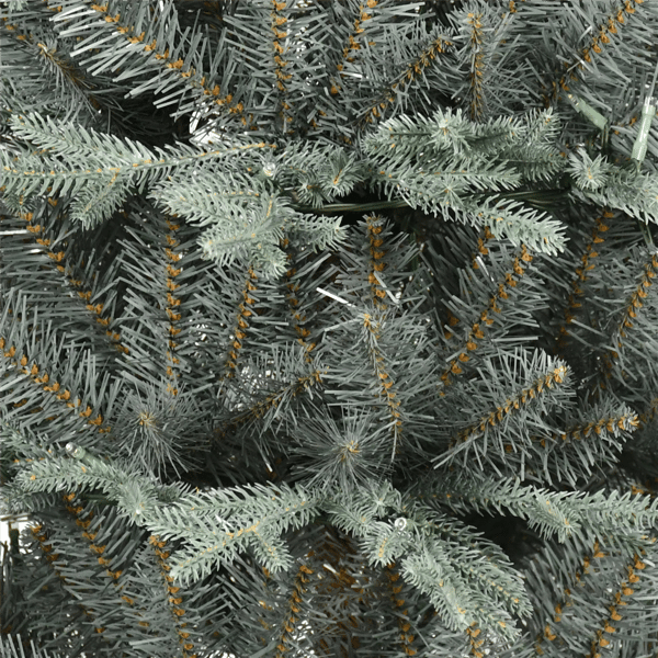 Puleo International 4.5ft. Pre-Lit Blue Potted Arctic Fir Tree