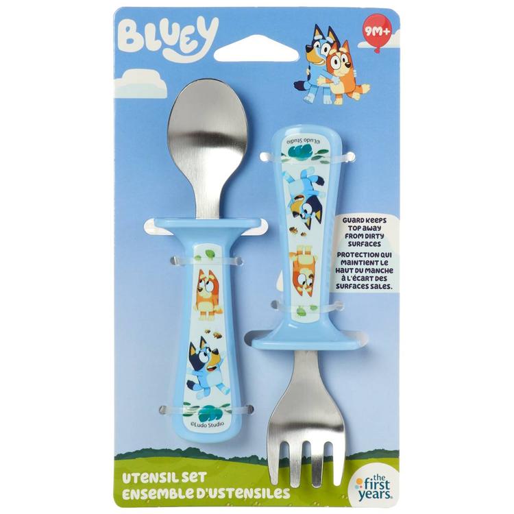 Toddler The First Years(R) 2pk. Bluey Utensils