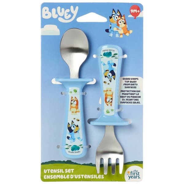 Toddler The First Years(R) 2pk. Bluey Utensils - image 