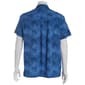 Young Mens VSTR Short Sleeve Palm Trees Button Down Shirt - Blue - image 3