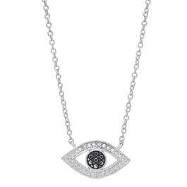 Accents by Gianni Argento Diamond Accent Evil Eye Necklace