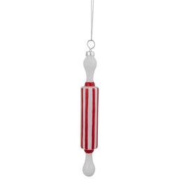 Northlight Seasonal Striped Rolling Pin Christmas Ornament