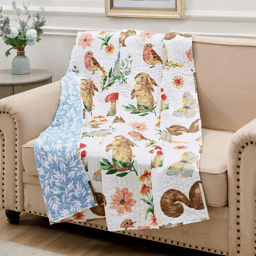 Greenland Home Fashions(tm) Willow Spring Forest Throw Blanket