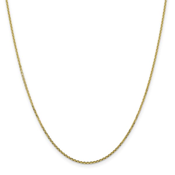Gold Classics(tm)10kt. 1.3mm 24in. Diamond Cut Chain Necklace - image 