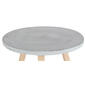 9th & Pike&#174; Fiber Clay And Beech Wood Accent Table - image 3
