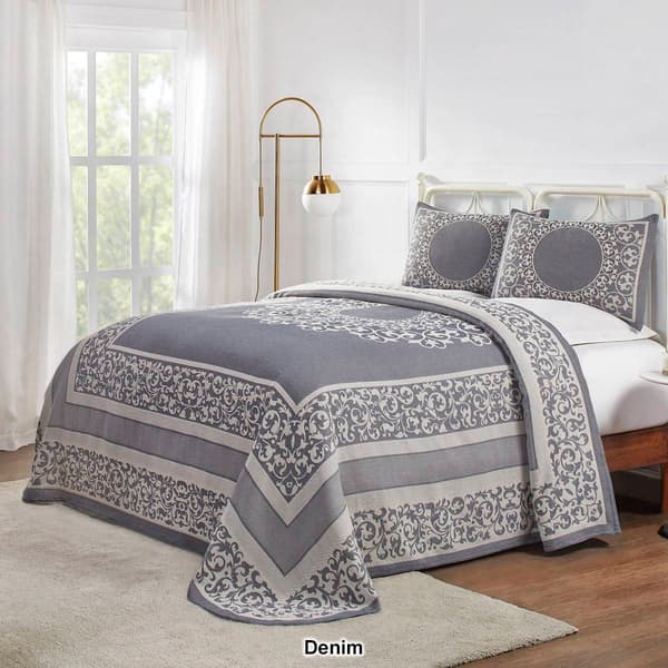 Superior Boho Mandala Woven Jacquard Bedspread Set