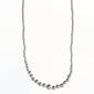 Design Collection Silver Plated 18in. Graduated Pearl Necklace - image 1