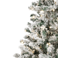 Northlight 6.5ft. Pre-Lit Medium Flocked Pine Christmas Tree - image 4