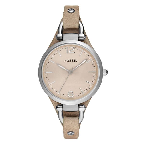 Womens Fossil Georgia Neutral Dial Watch - ES2830 - image 