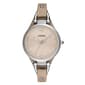 Womens Fossil Georgia Neutral Dial Watch - ES2830 - image 1