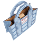 True Religion Multi-Stripe Denim Modern Tote With Crossbody Strap - image 6