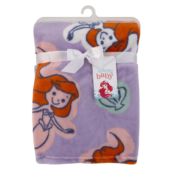 Disney The Little Mermaid Baby Blanket - image 