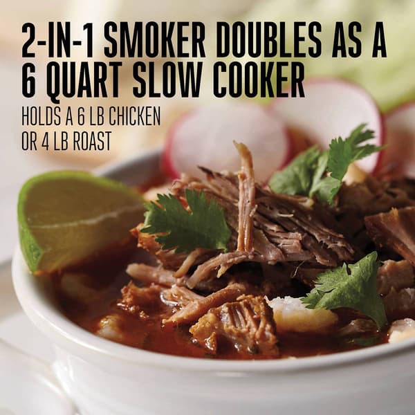 Weston&#174; 2-in-1 Indoor Smoker & Slow Cooker